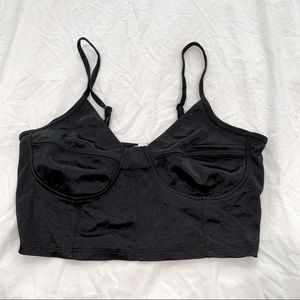 🥂Garage Satin Corset Top
